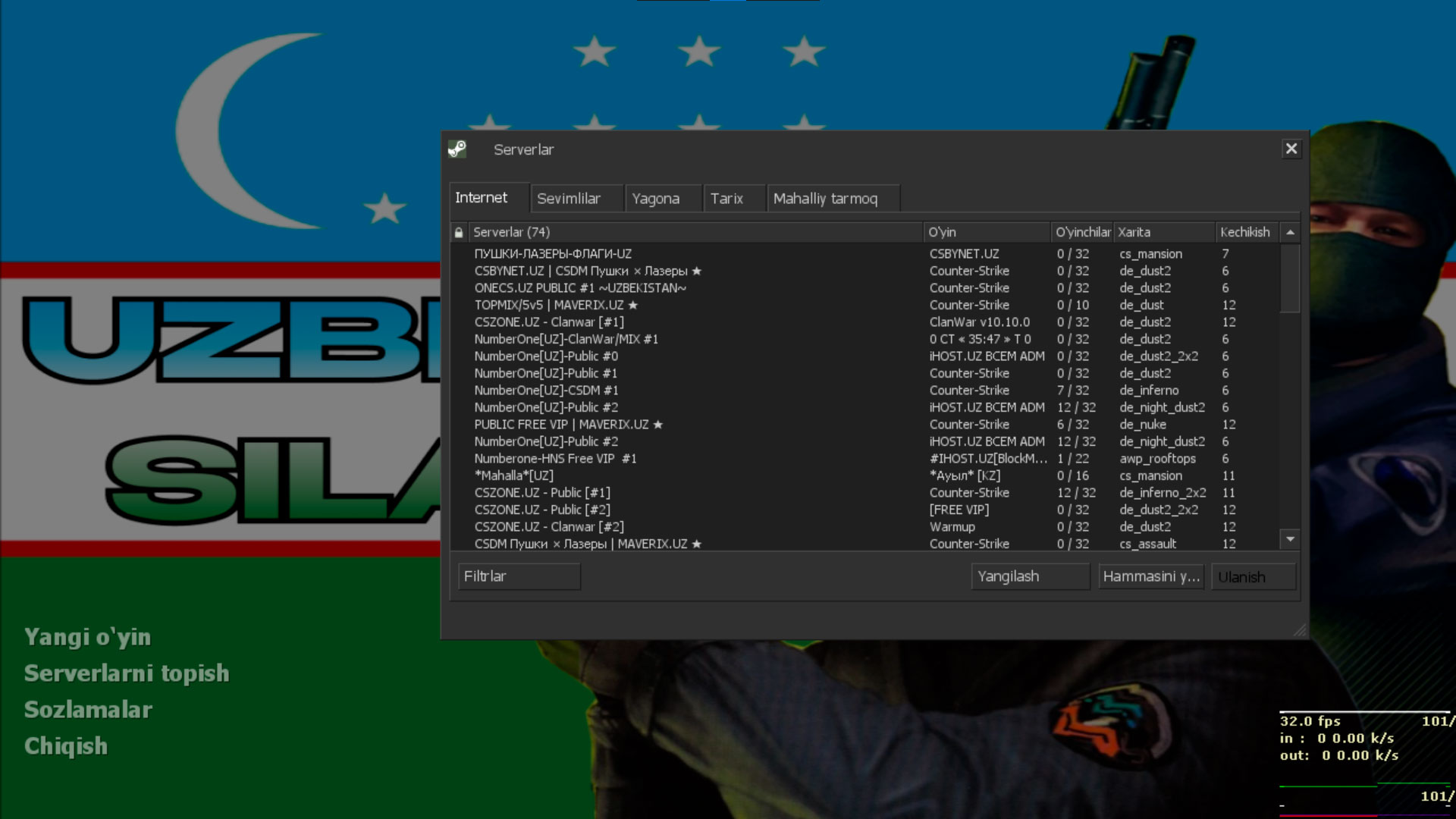 CS 1.6 Узбекистан